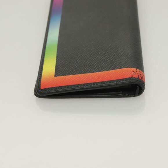 LOUIS VUITTON Taiga Rainbow Portefeuille Braza Long Wallet M30349 LV Auth 133008 - Picture 6 of 16